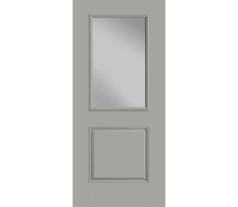 Medford Half Light 1 Panel Fiberglass Entry Door