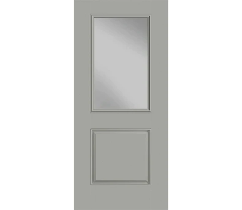 Medford One Half Light 1 Panel Fiberglass Entry Door