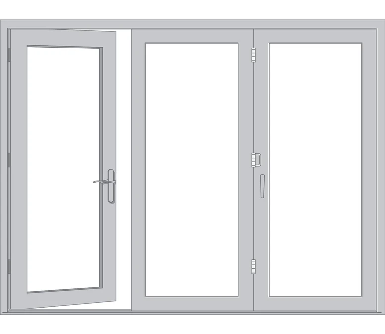 Medford Pella Architect Reserve Series Contemporary Bifold Patio Door